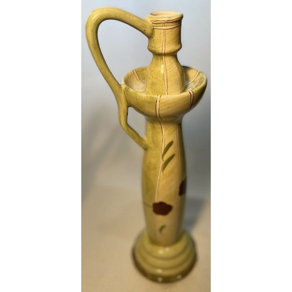 Amelie Collection Beautiful Tall Candle holder/ Art Deco 16 inches tall